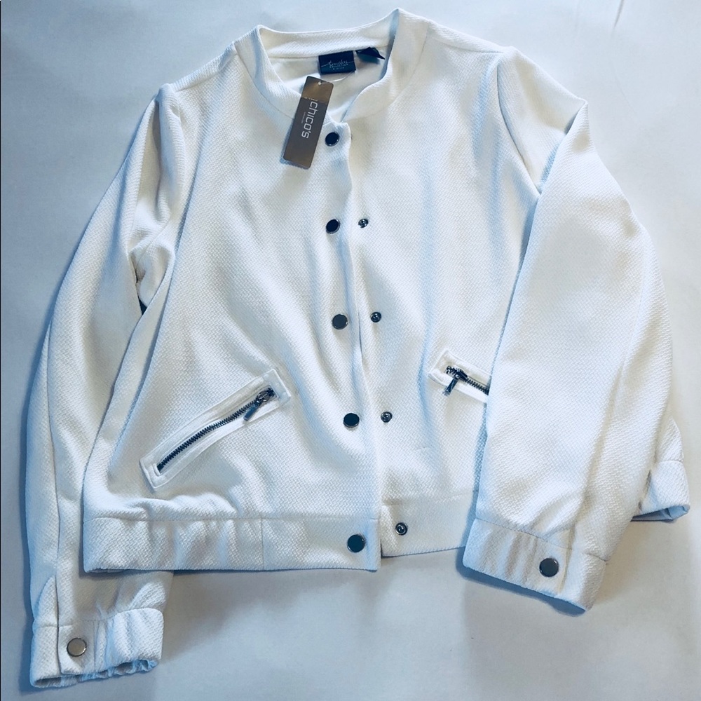 CHICO’S Women’s Bomber Jacket